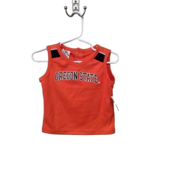 RIVARLY Threads Sleeveless Oregon State 18 Months Orange - Picture 1 of 3